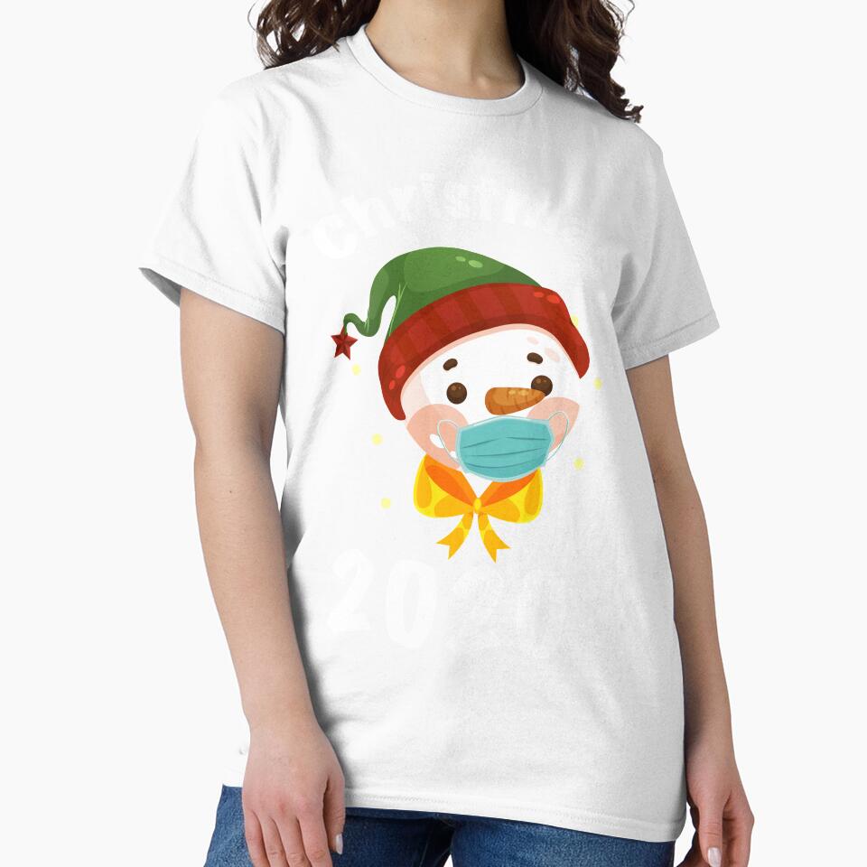 Matching Family Christmas 2020 snowman Mask by zackup