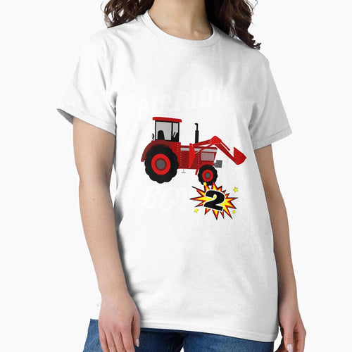 2 Years Old Birthday ShirtRed Tractor Gift by drwigglebutts