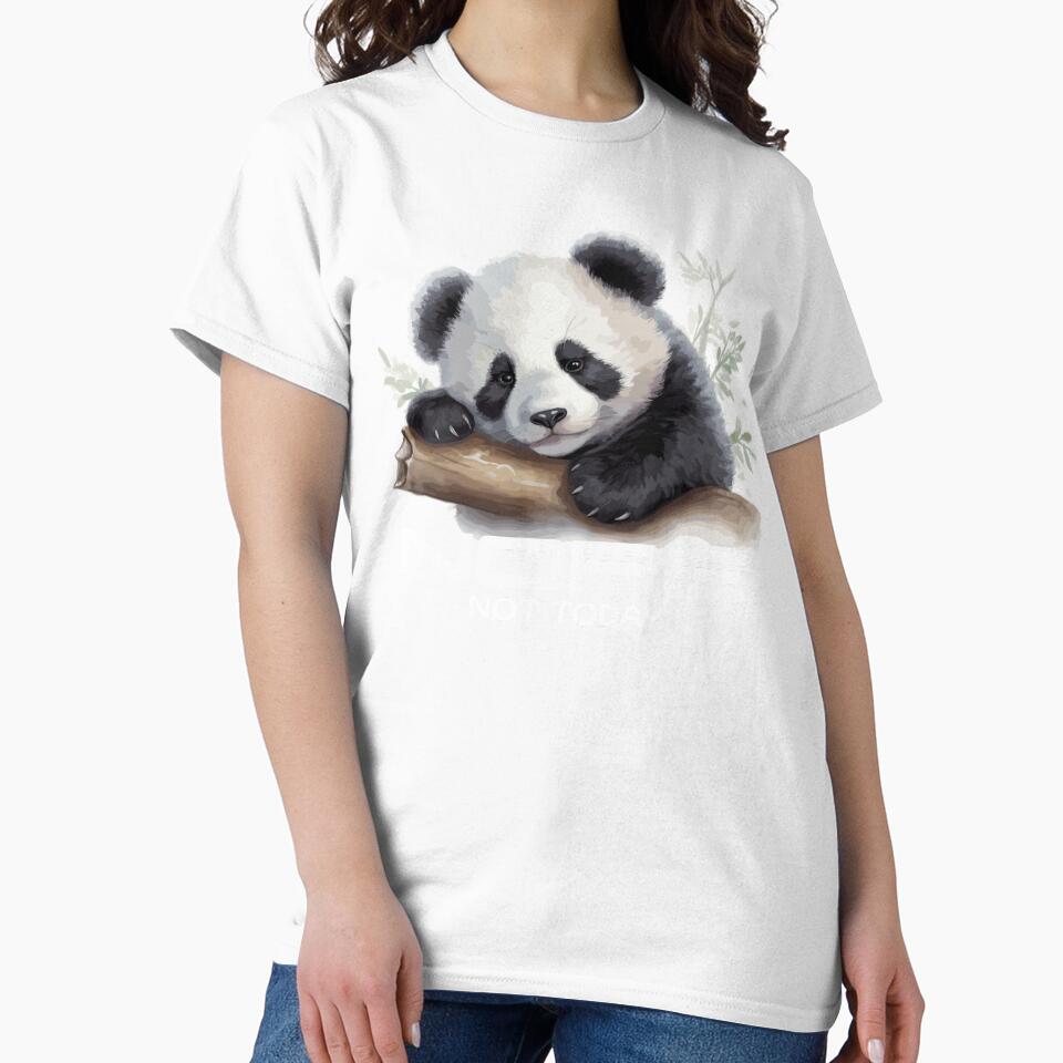 Nope Not Today Funny Design Cute Lazy Panda by LOT7Clothing
