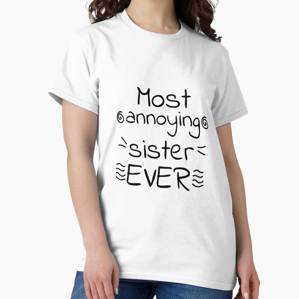 FUNNY SISTER MUG Sarcastic Birthday Christmas Gift For Sister From Brother From Sister Sibling - Most annoying sister by happygiftideas
