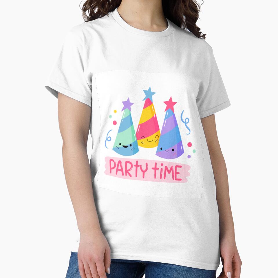 Cone cap with a party time  tag by Chemcho