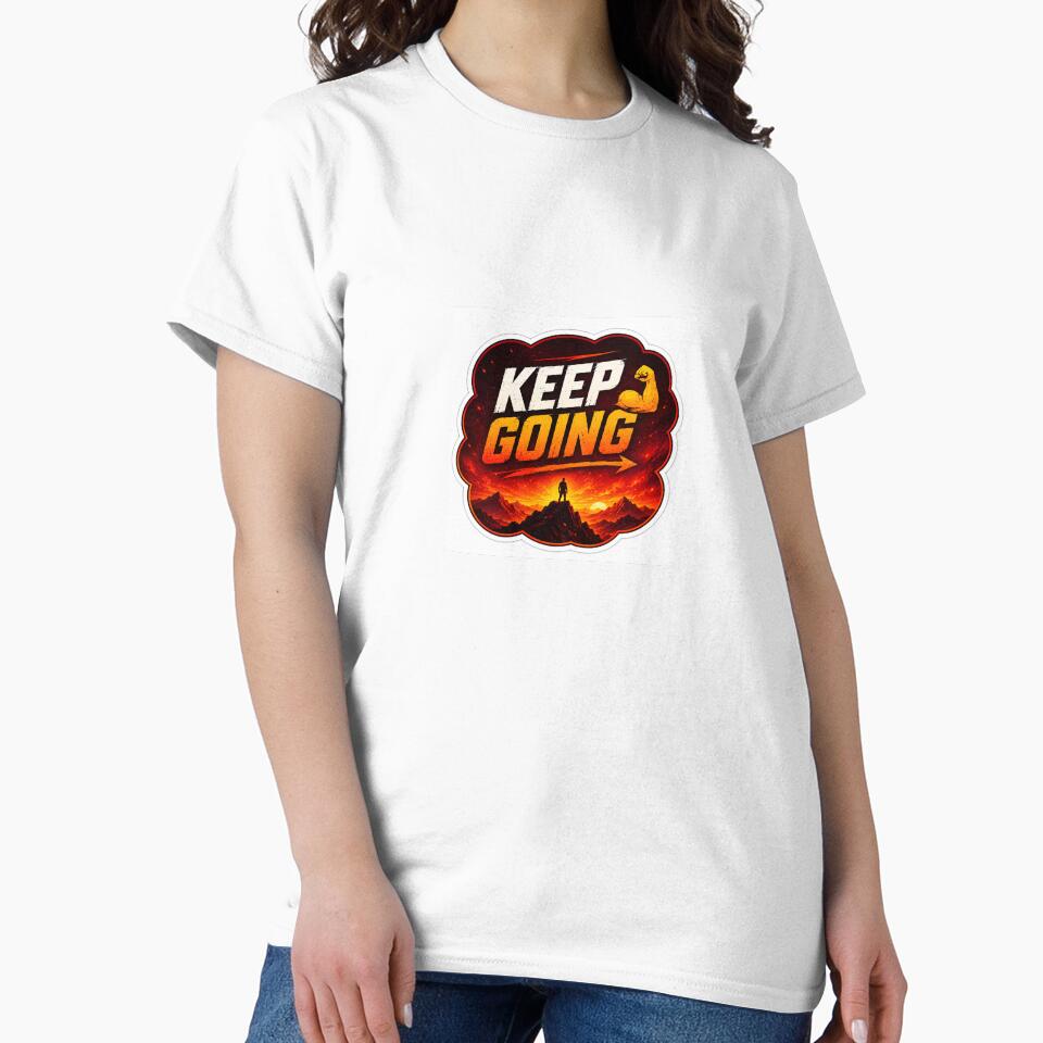 Keep Going Motivational Sticker by Chinnibujji