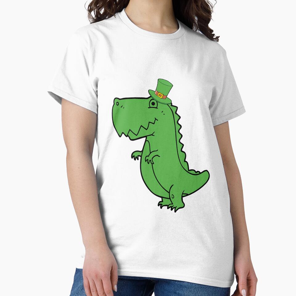 St Patricks Day -  Funny And Cute Dinosaur St Patrick's Day Idea For Kids And Toddlers by Diferenty Shop  ⭐⭐⭐⭐⭐