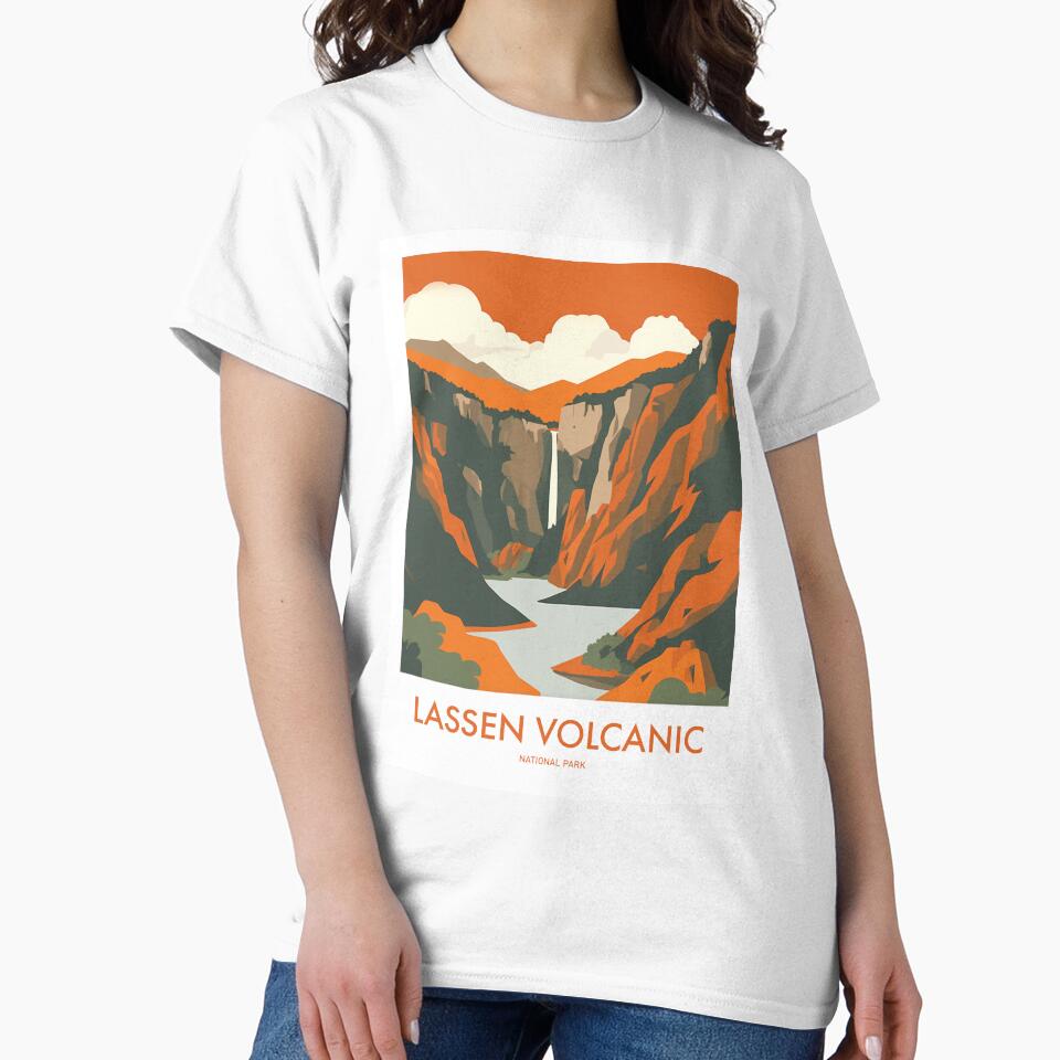 Lassen Volcanic, California Canyon Poster by MarkedArtPrints