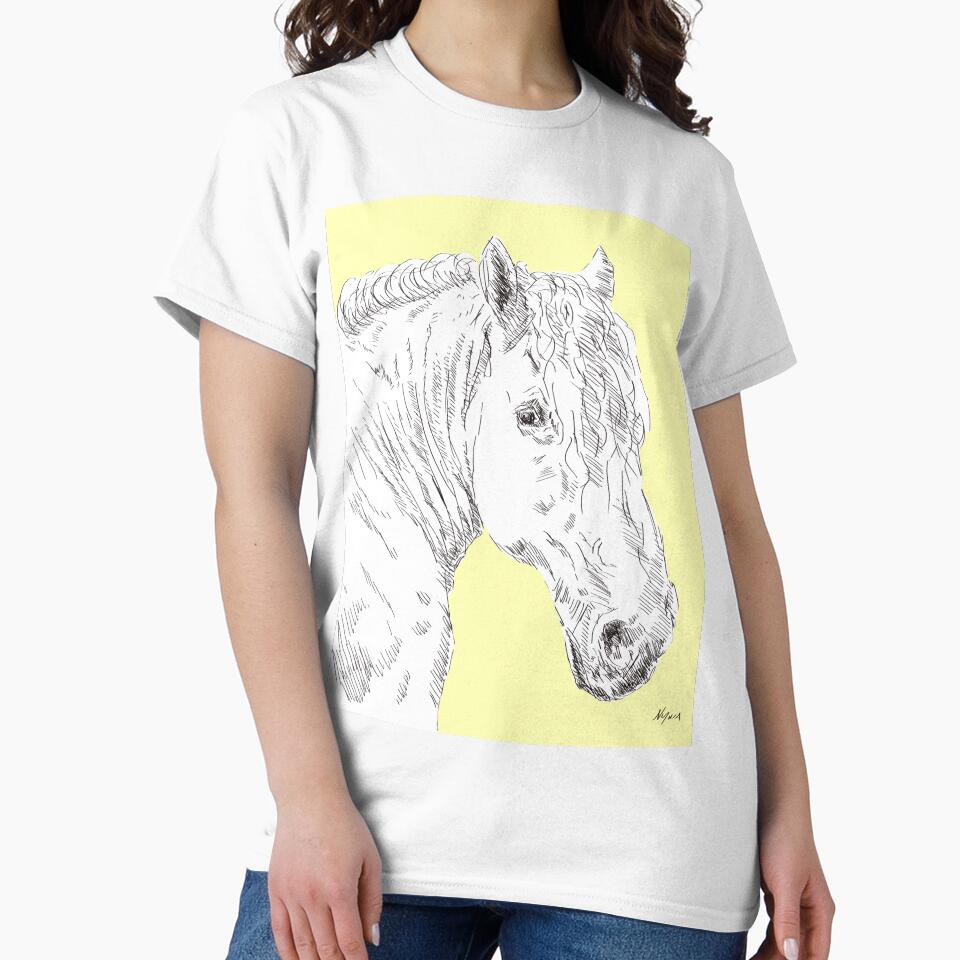 Horse light yellow by NYWA-ART