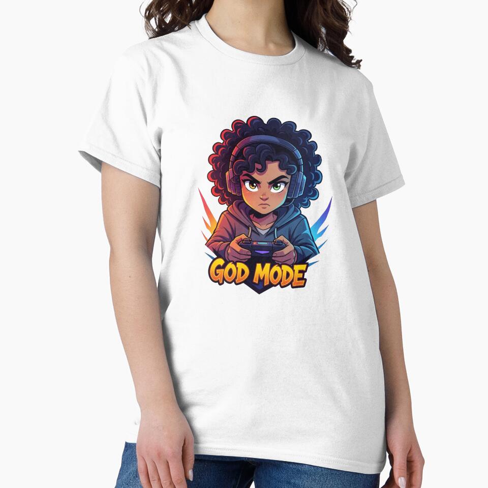 CURLY GOD MODE GIRL by shinyillust