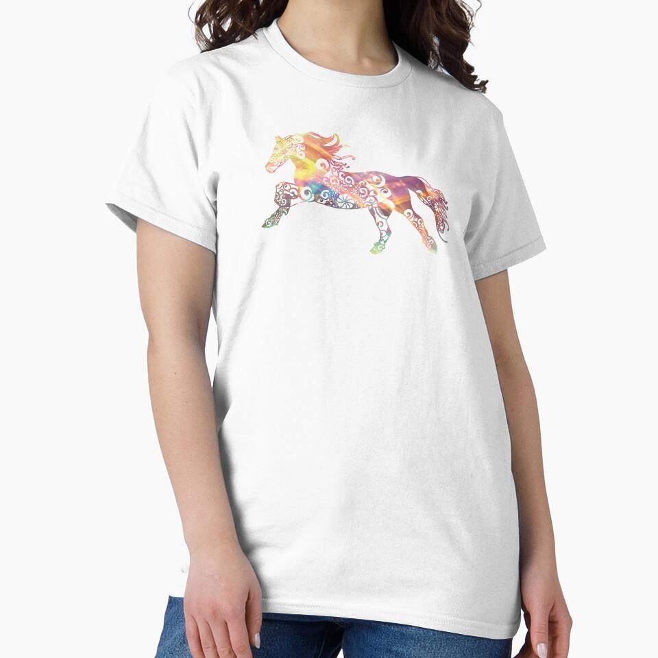 Galloping Horse Mandala by Rosemarie Guieb Designs