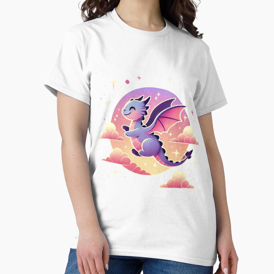 Cute Pastel Baby Dragon by NerdiPop