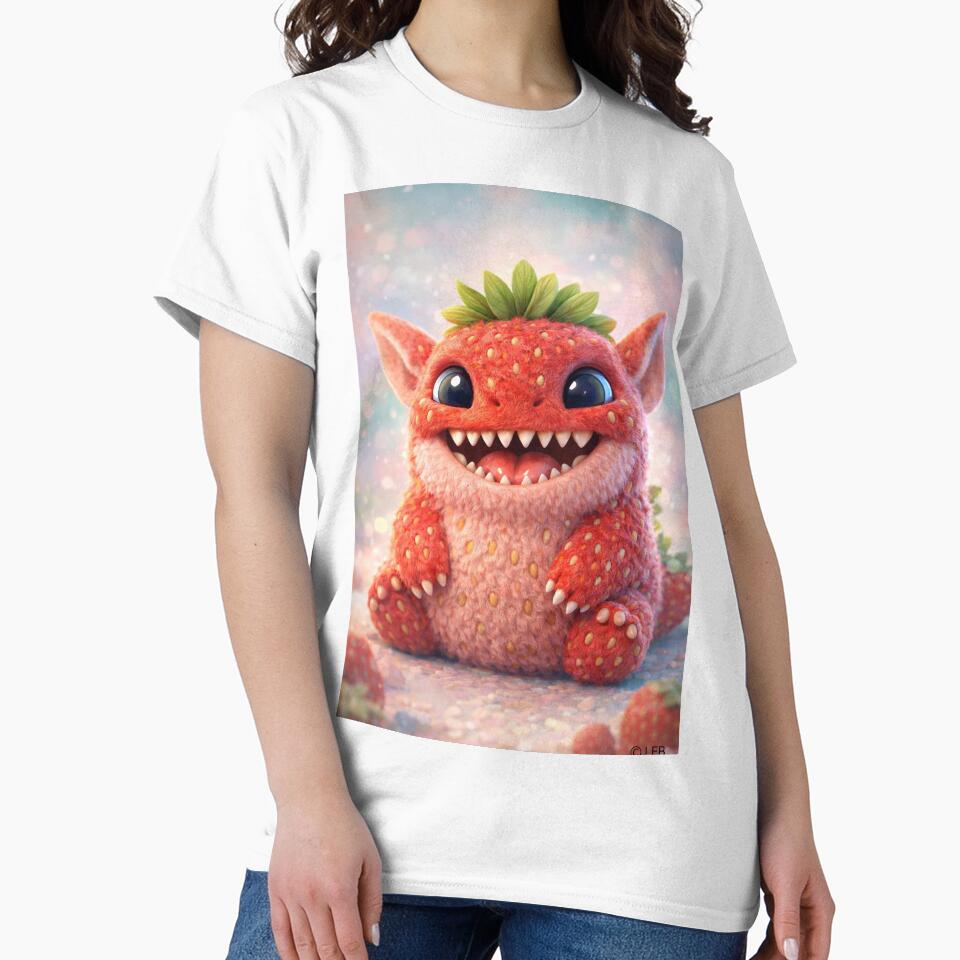 Baby  little strawberry monster by LuluLeb