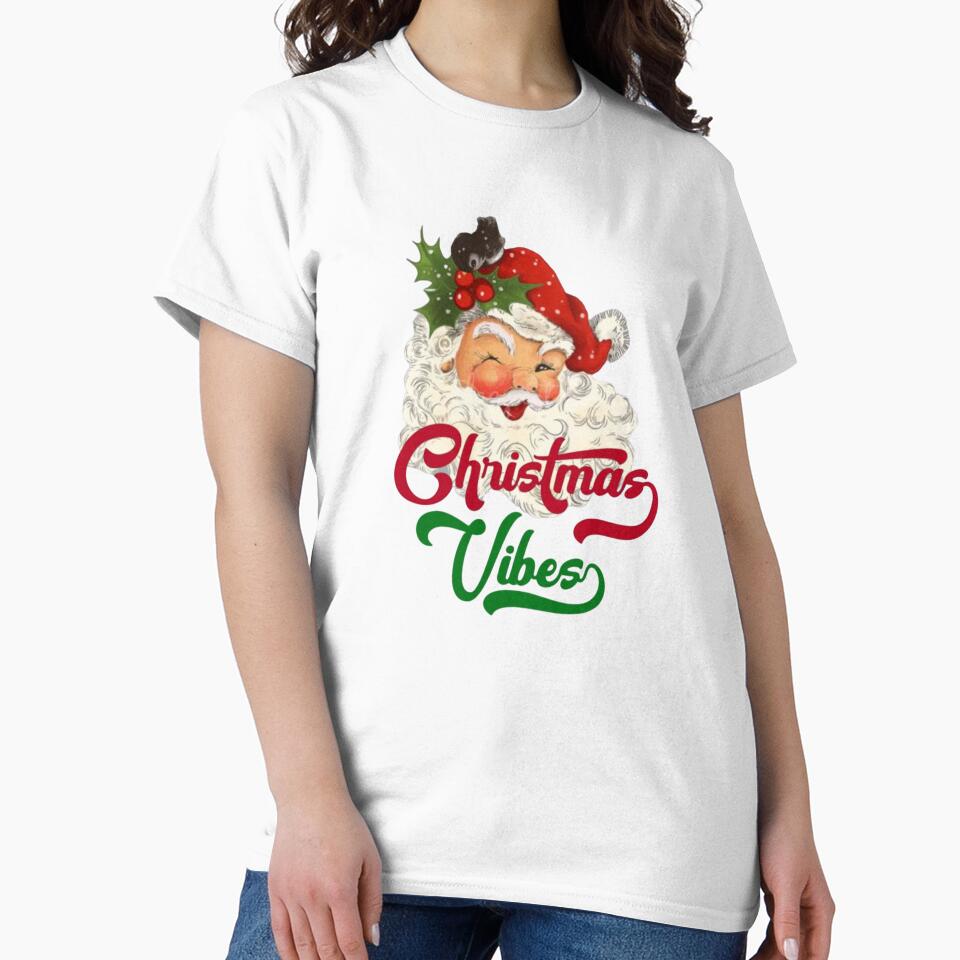 Copy of Retro Vintage Pink Santa Claus, Pink Christmas, Vintage Christmas, Vintage Santa, Retro Christmas by Sophistical