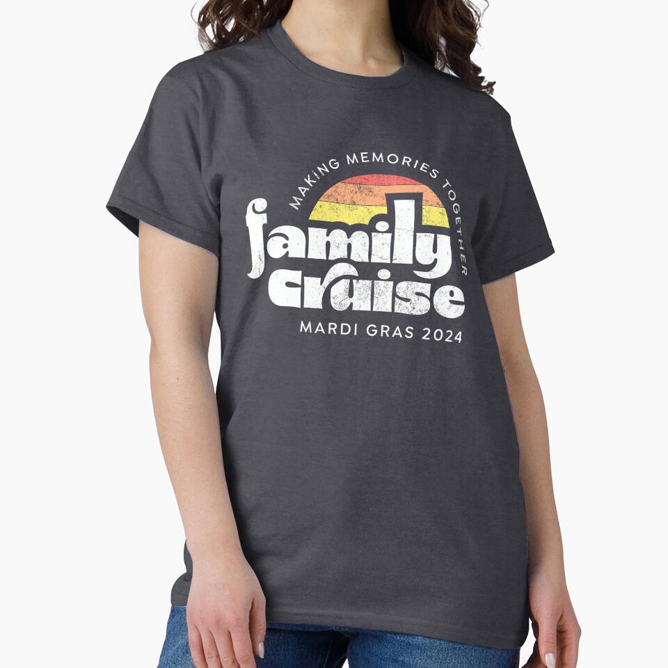 Carnival Mardi Gras Family Cruise 2024 Summer Vacation Matching Family Group T-Shirt Kids T-Shirt by kboban25