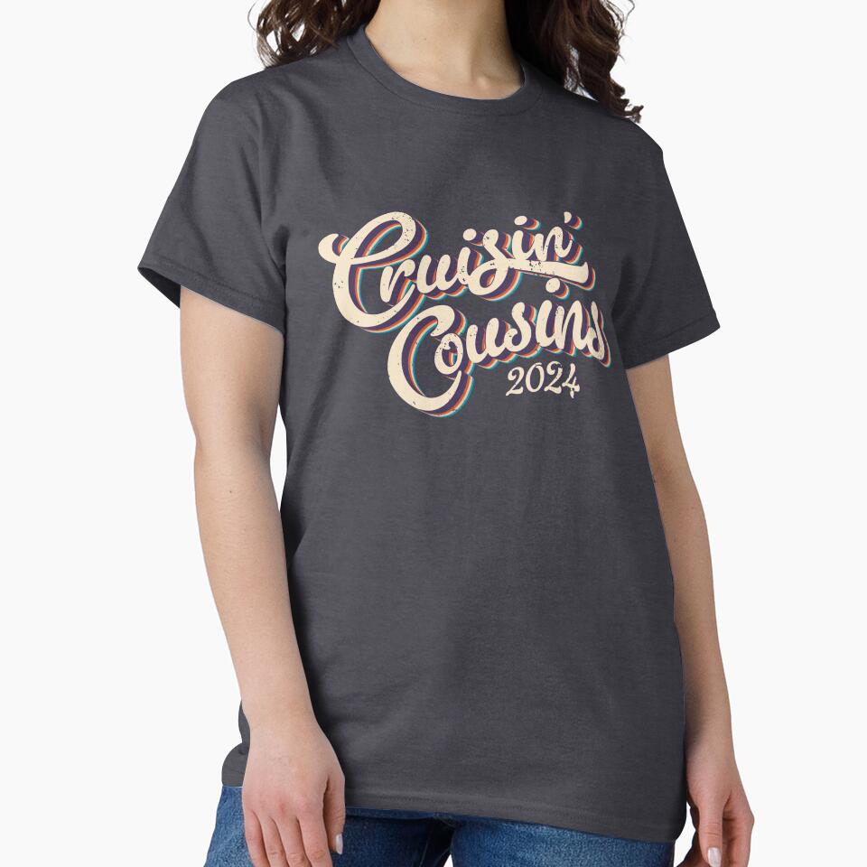 Cruisin Cousins 2024 Summer Vacation Matching Family Group T-Shirt Kids T-Shirt by kboban25