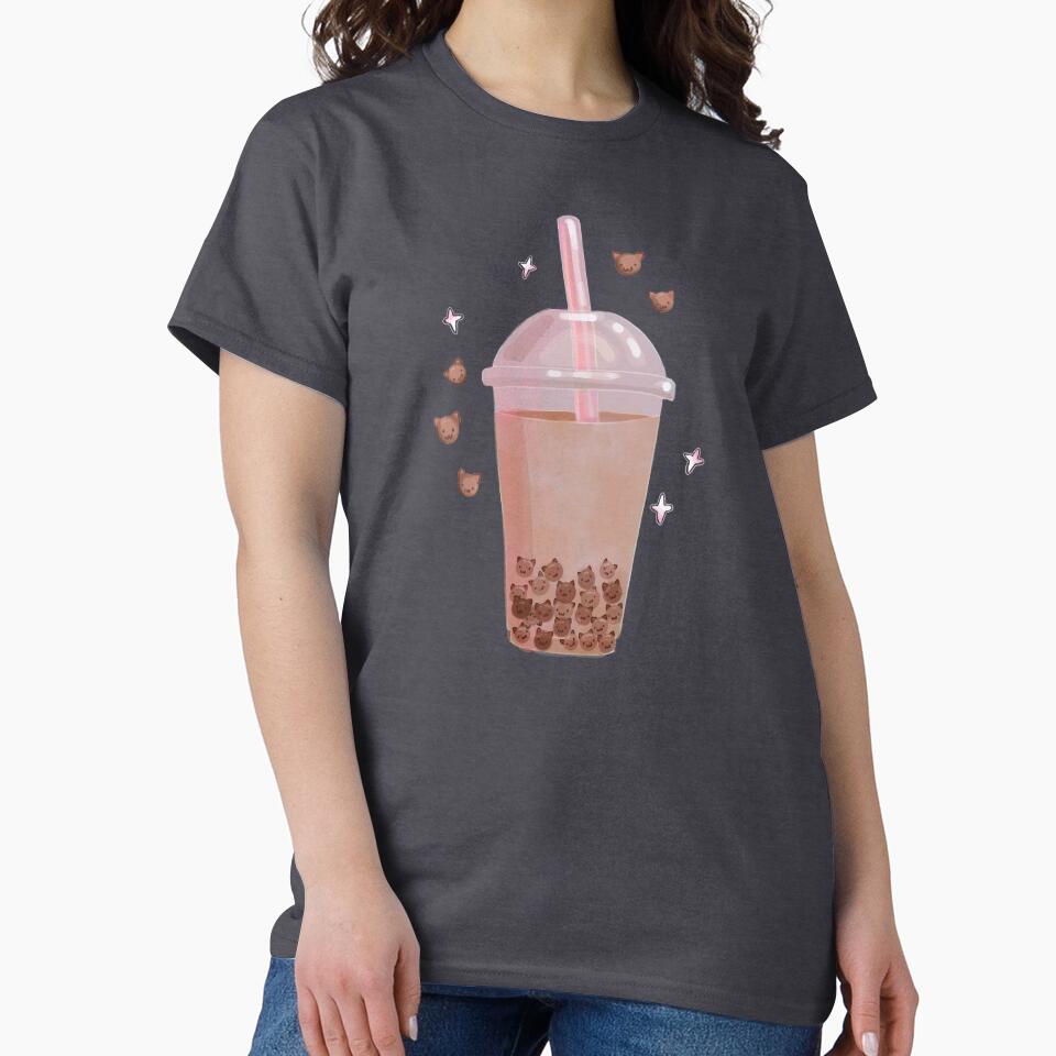 Boba Tea Cats by rachelleybell
