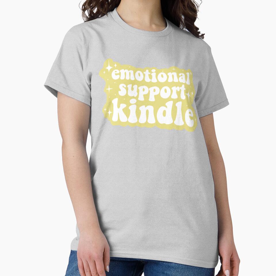 Emotional support kindle yellow by RavenAMarie