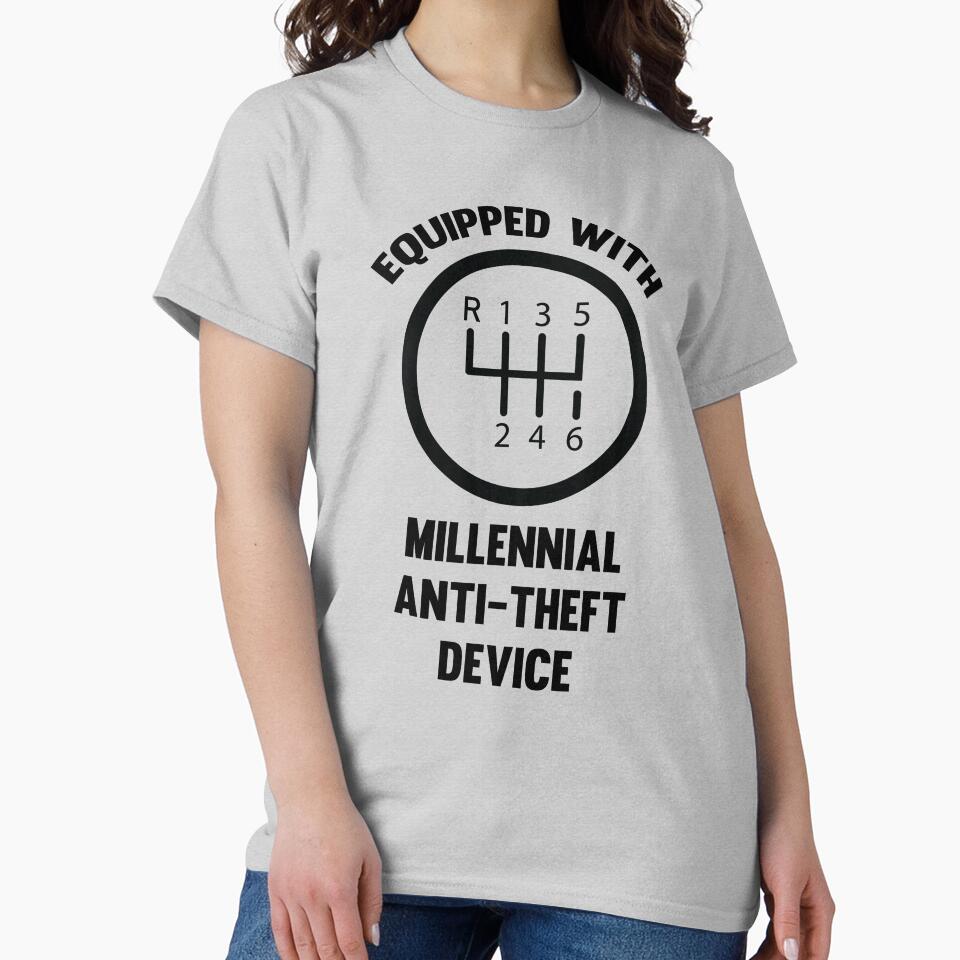Equipped With Millennial Anti-Theft Device by AimarsKloset