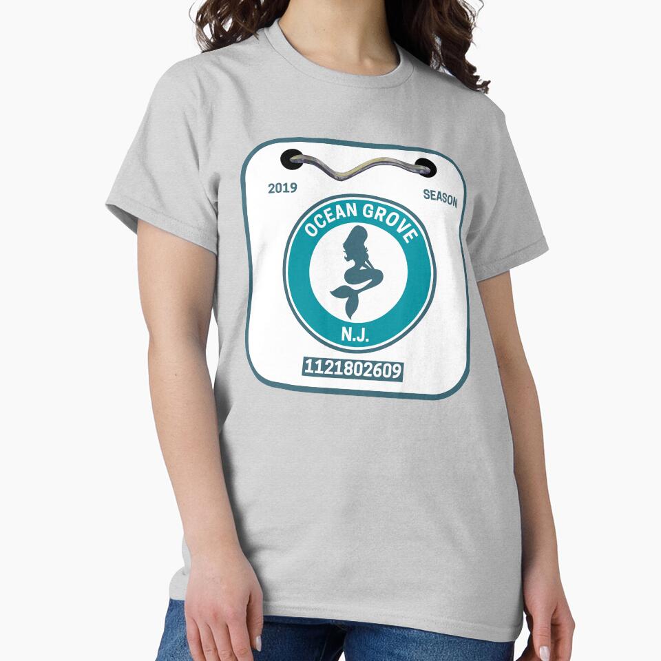 Ocean Grove New Jersey Beach Badge by fearcity