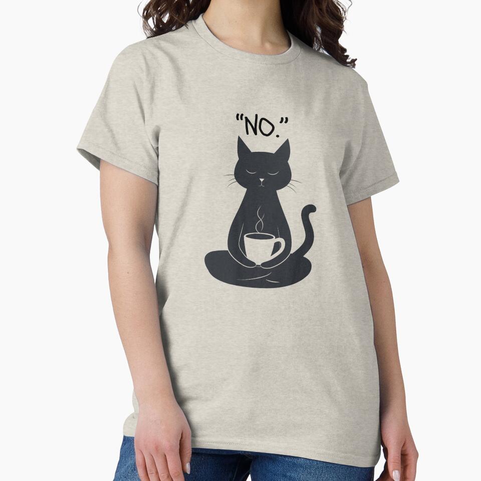 Peaceful Cat Says No by GoblinBoutique