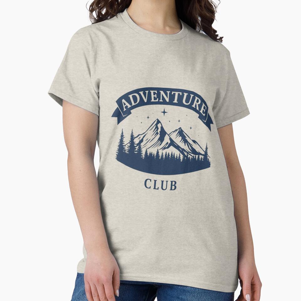 Adventure Club Vintage Mountain Forest Outdoor Exploration by PACS0011