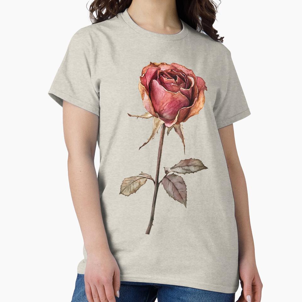 Dark Academia Dried Rose by bapupa