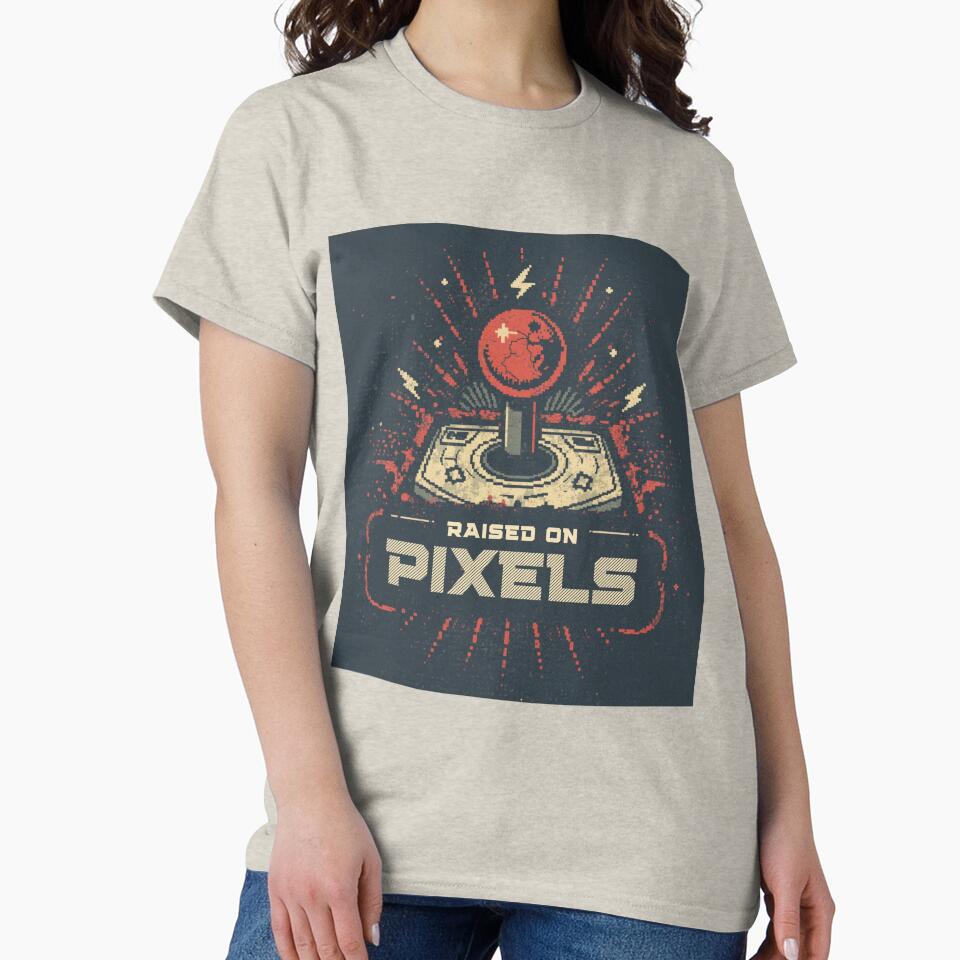 Raised on Pixels – Retro Controller Gaming Art by hawai3000