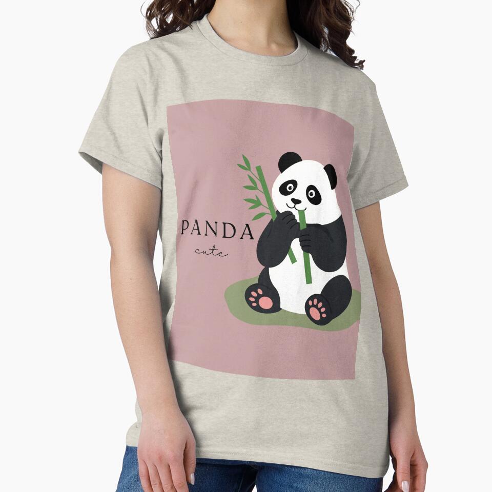 Cute Panda – Green Bamboo Design by Aliss20