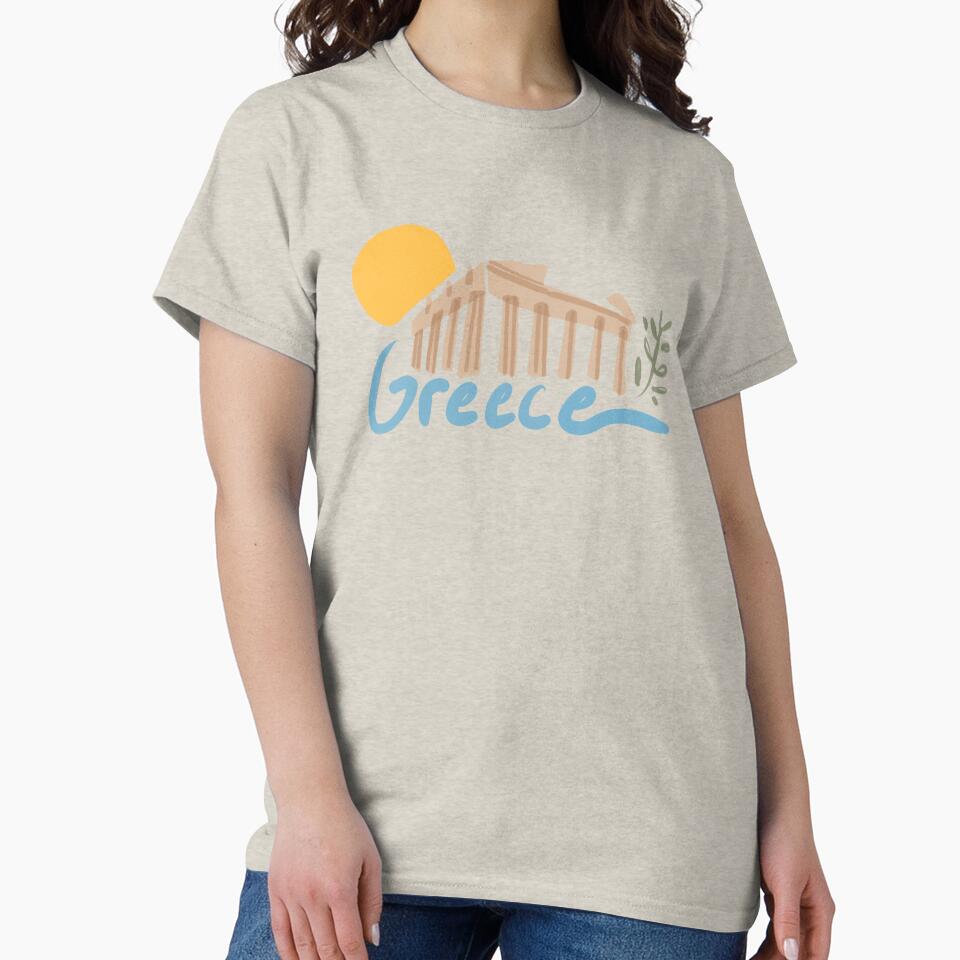 Greece | Athens Parthenon Travel Illustration by Covo Studio