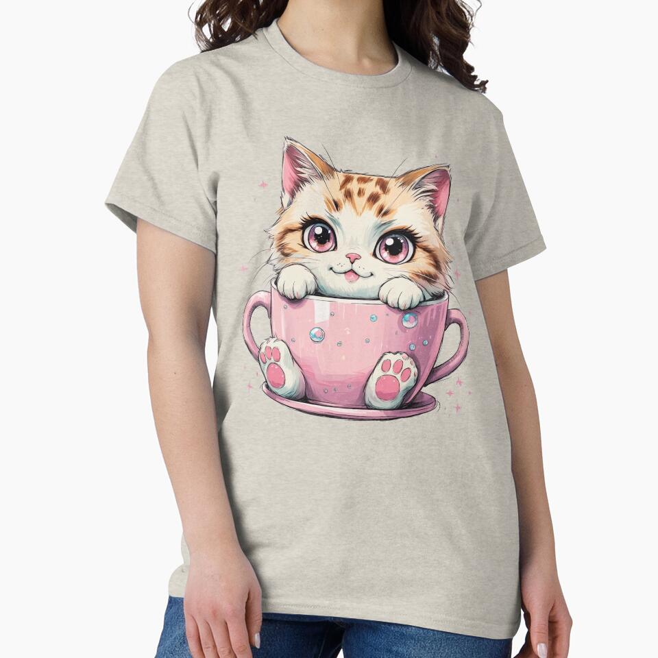 Boba Cat – Cute Kawaii Charm with Bubble Tea by Jennah