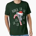 Koala La La La Candy Cane Aussie Cute Australian Christmas by B-RAD-Designs