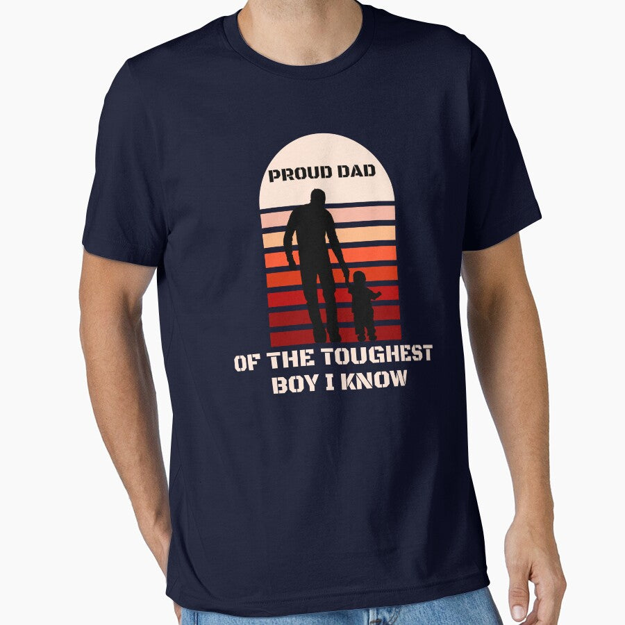 Proud Dad Of The Toughest Boy I Know by MORCO SHOP ⭐⭐⭐⭐⭐