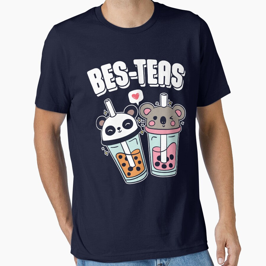 Bes-Teas Cute Bubble Tea Kawaii Panda And Koala by petestyles