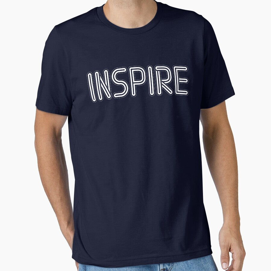 White Inspire Line Typography by Designhub1000