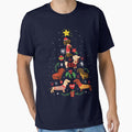 Funny Dachshund Christmas Tree Shirt Ornament Decor Gift by rafaeltto