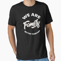 Vintage We Are Family - White Text by Whimsical  Thinker