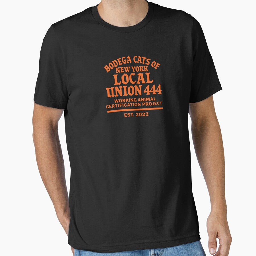 Bodega Cats Local Union 444 T-Shirt by Bodega Cats of New York