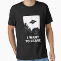 I Want To Leave by Yipptee Shirts