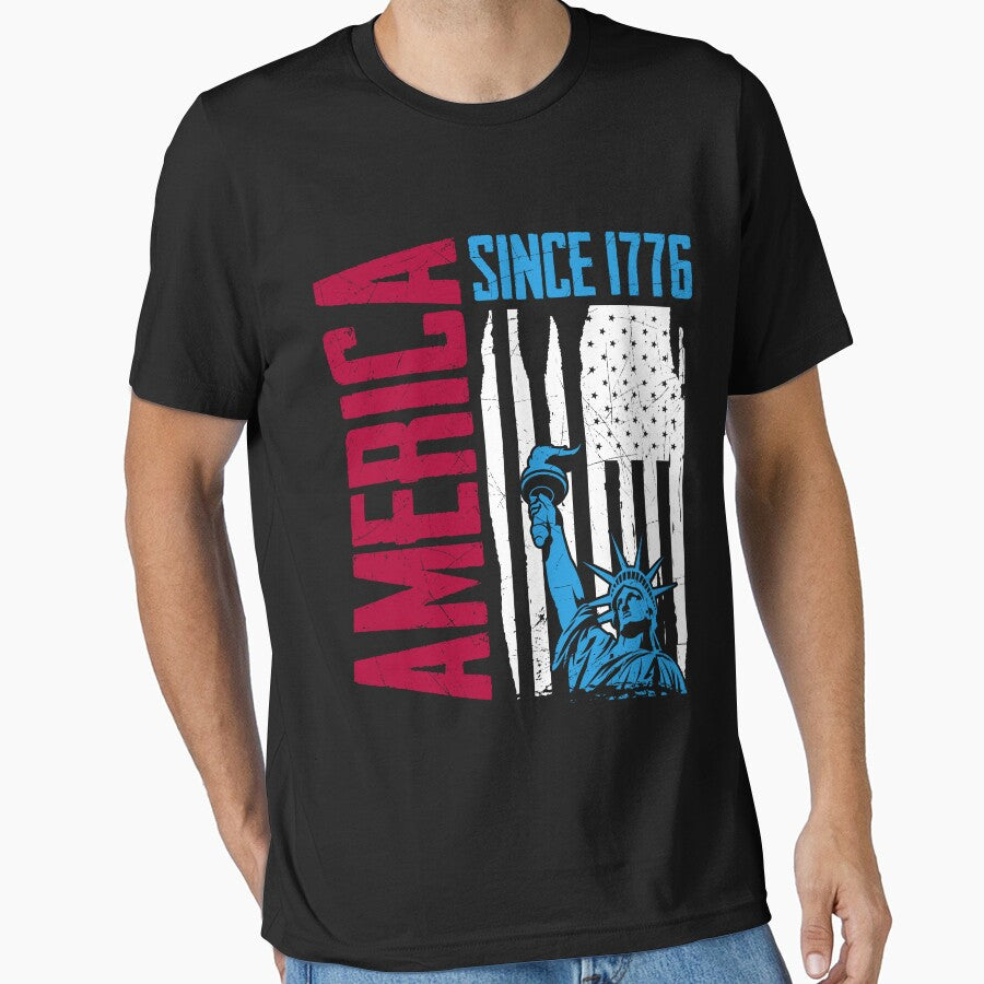 America Since 1776 Cheap Men and Women T Shirts Online by q4success