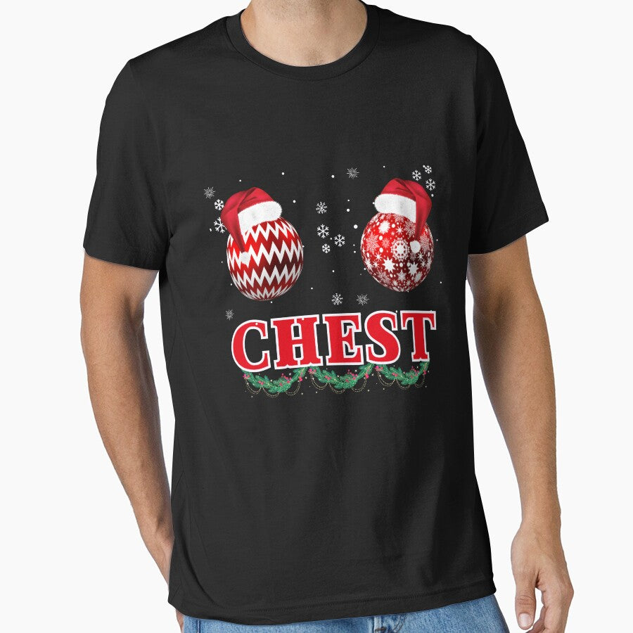 Chestnuts Funny Christmas Matching Couple by doodlelike