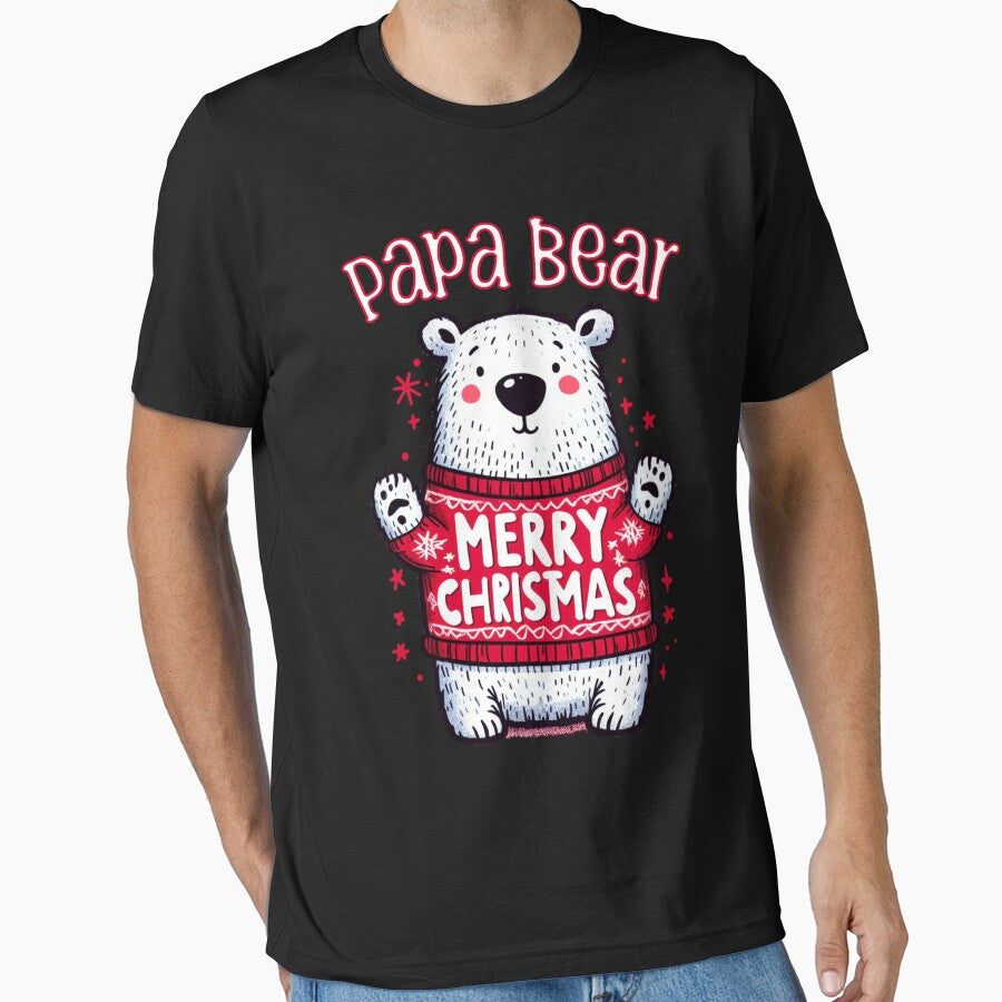 Papa Bear Family Matching Christmas Outfits by Twinkle-Doodles