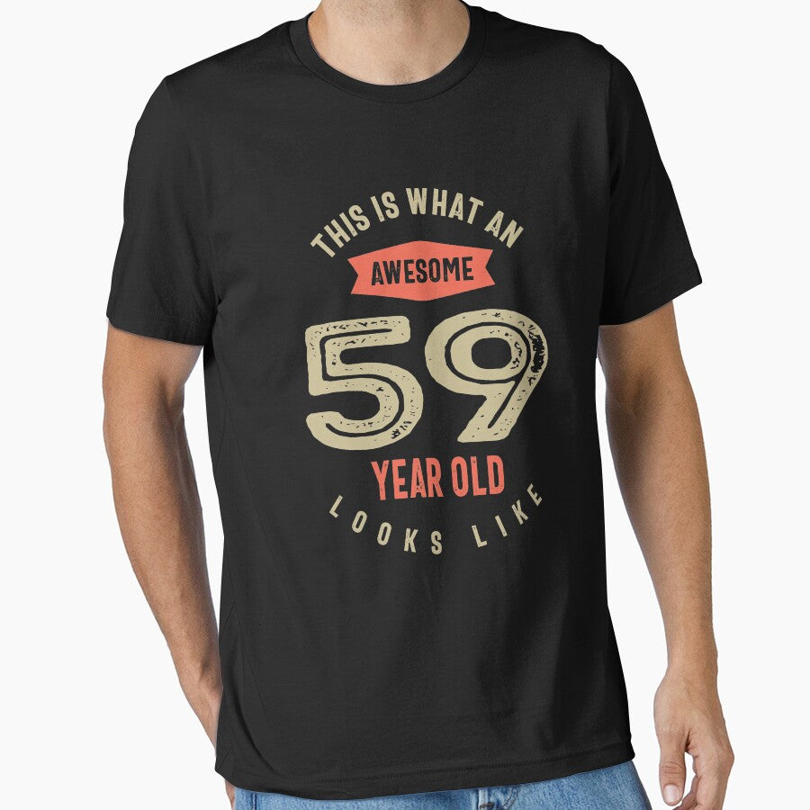 Awesome 59 Year Old Birthday Gift Funny 59th Birthday by cidolopez
