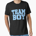 Team Boy Mom Baby Shower Blue Gender Reveal Party Cute Funny Gift by arcadetoystore