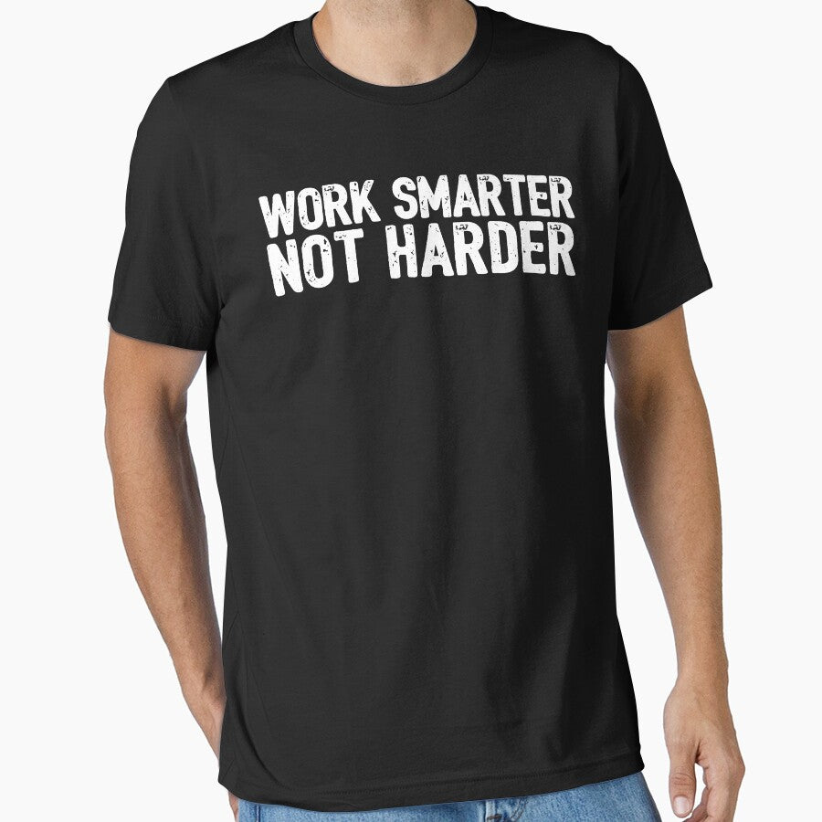 Work Smarter Not Harder Motivational by ThreeFngrs