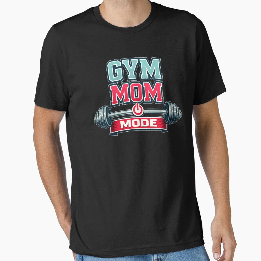 Gym Mom Mode Shirt – Fitness Mom Tee – Workout Mom Shirt – Strong Mom Gym Life – Fit Mom Gift – Active Lifestyle Apparel by TKOprintdesigns