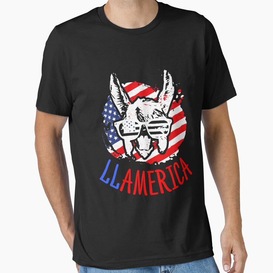 llamerica, llama Patriotic Llama by Mill8ion