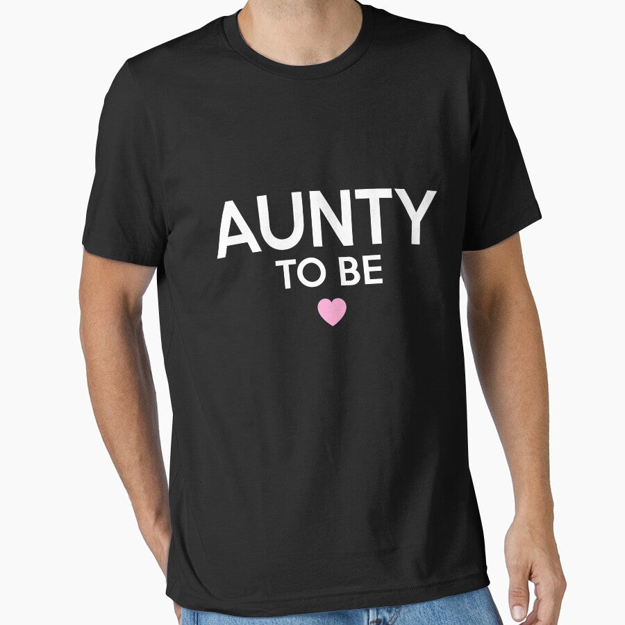 Aunty To Be Cute Printed T-Shirt for Baby Showers by allsortsmarket