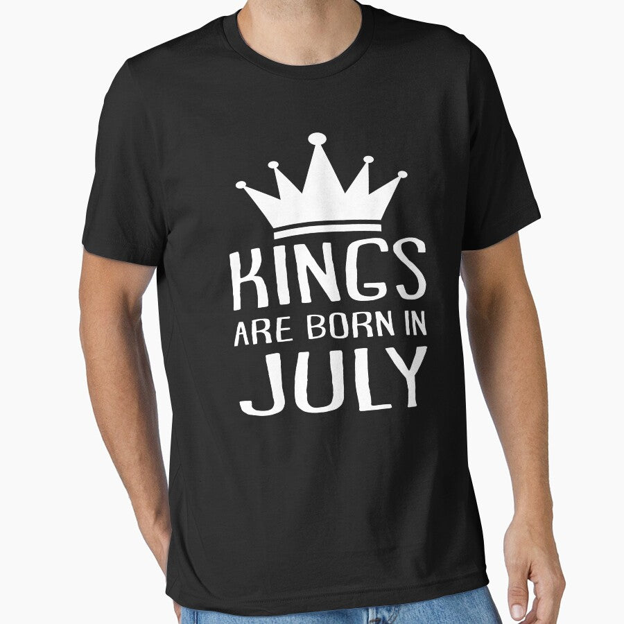 Kings are born in July shirt by niftee