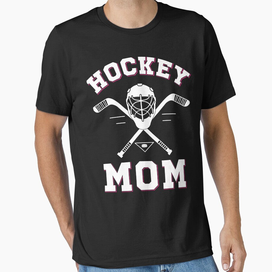 Hockey Mom Winter sports Ice Hockey Mother Gifts by rifatart
