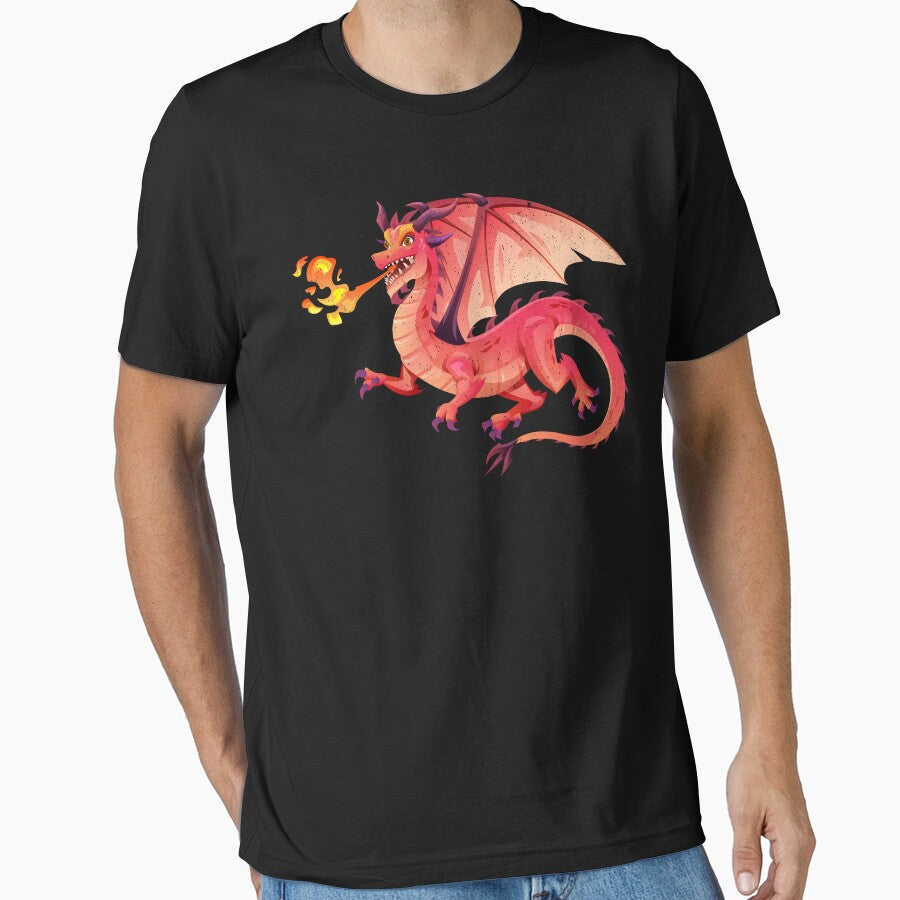 Fire Breathing Red Dragon by RoleplayRealm