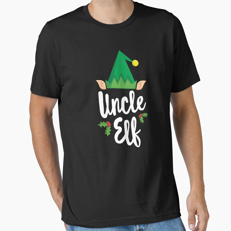 Mommy Elf Christmas T-Shirt for Women Matching Family by 14thFloor