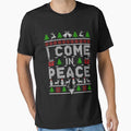 Peace I Come In Peace Couple Matching Ugly Christmas by DavidCloud