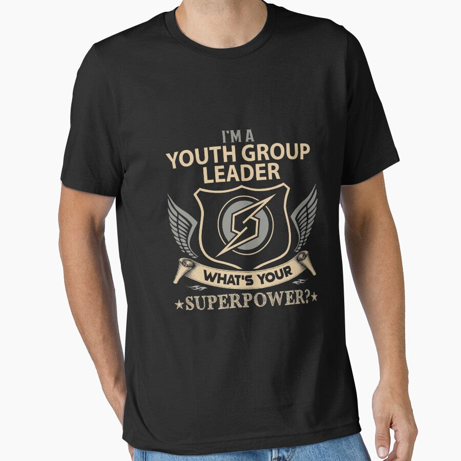 Youth Group Leader T Shirt - Superpower Job Gift Item Tee by bramlettaw